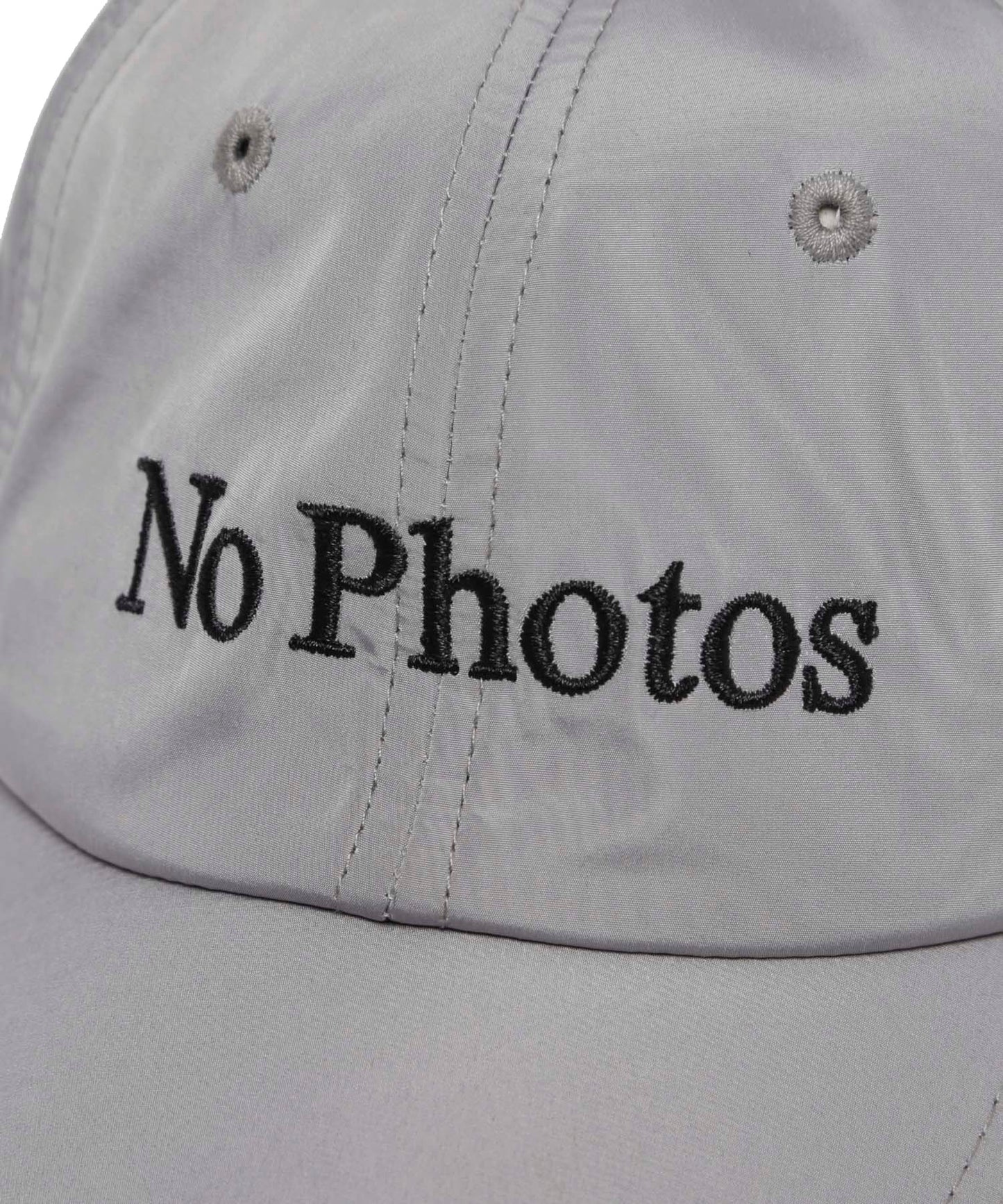 No Photos Embroidery Six Panel Cap[FRA382]