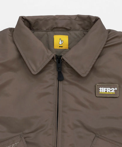 Embroidery Nylon Flight Jacket