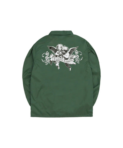Angels with Rabbit Nylon Coach Jacket