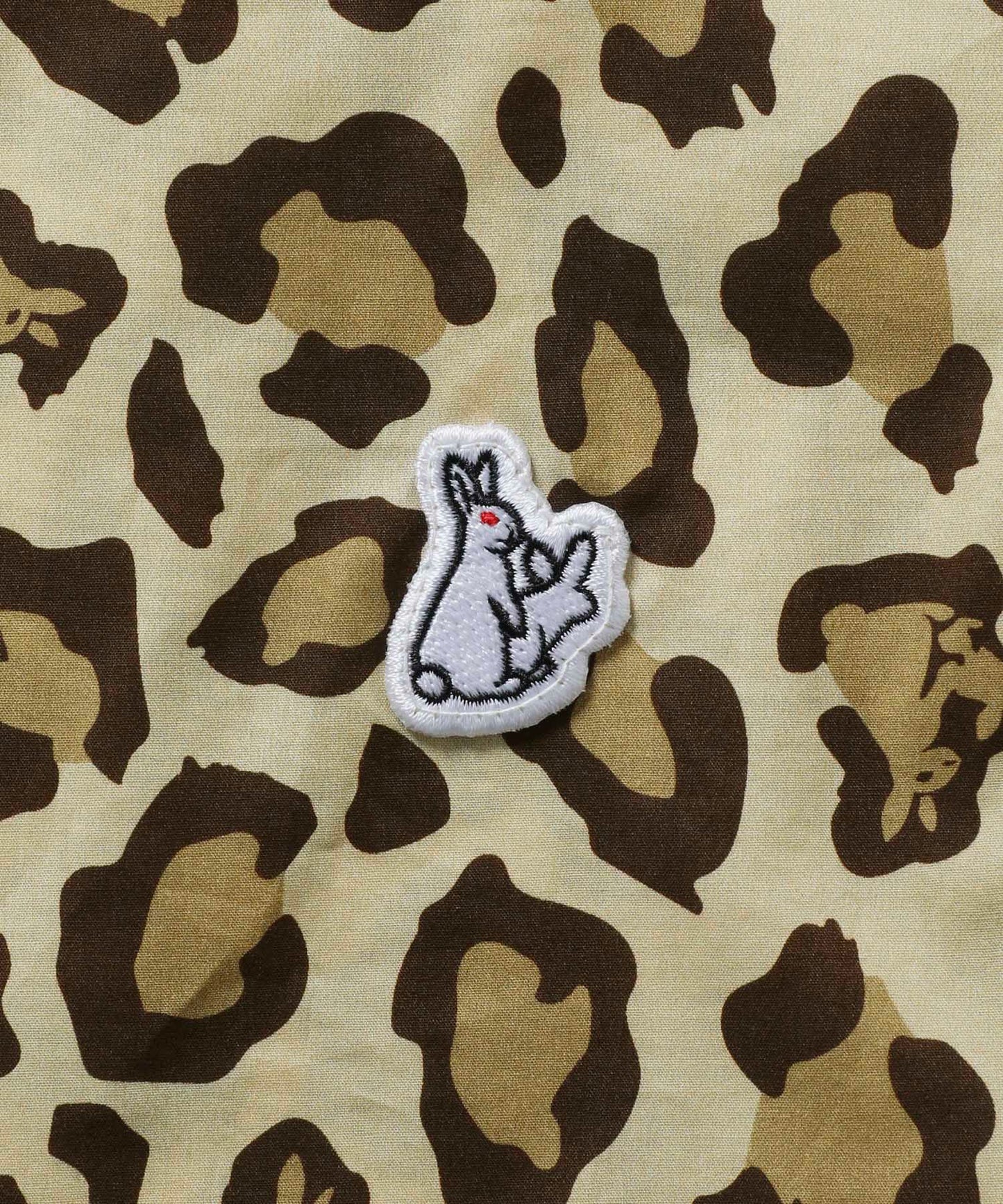 Fake Leopard Open collar shirt