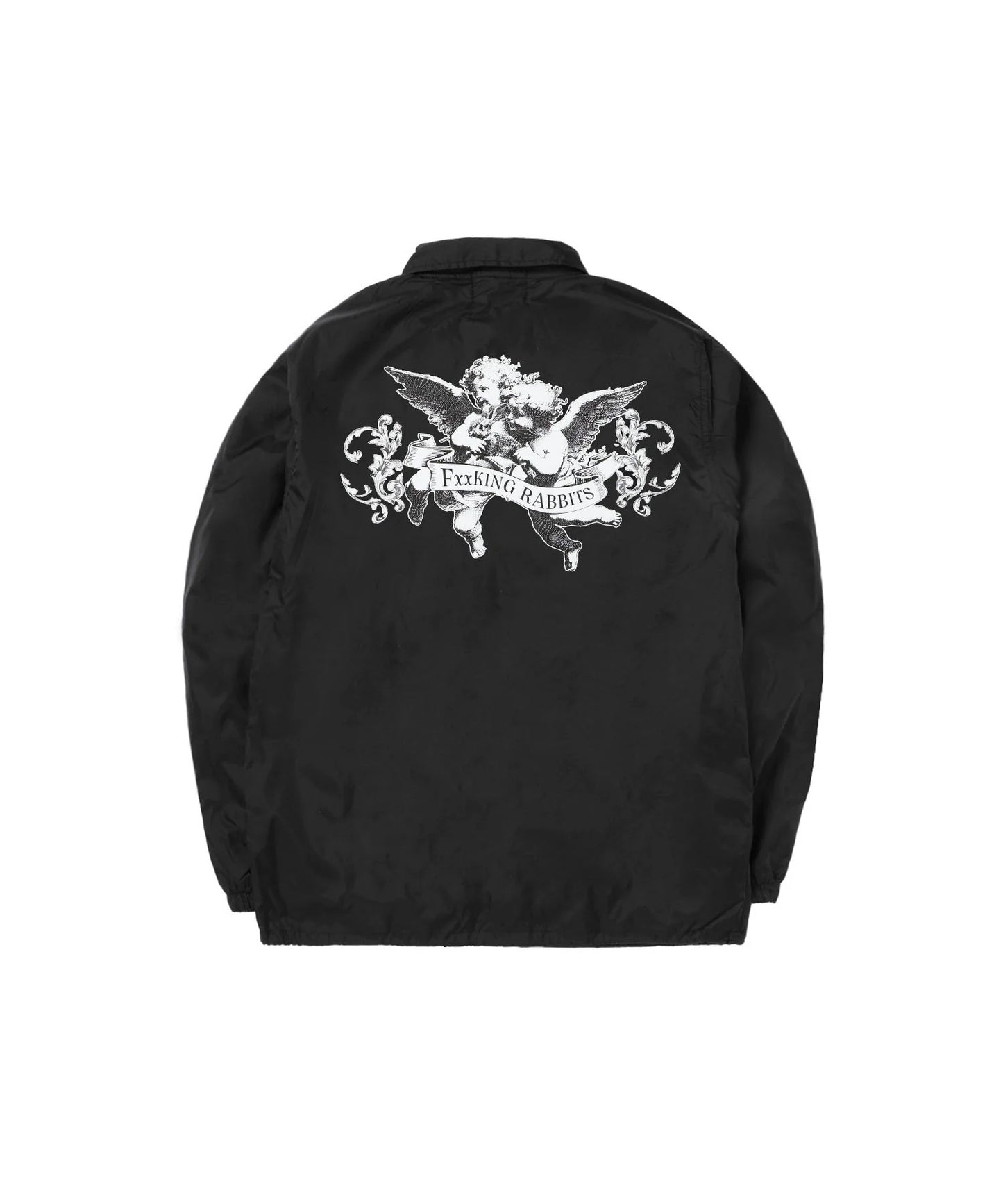 Angels with Rabbit Nylon Coach Jacket