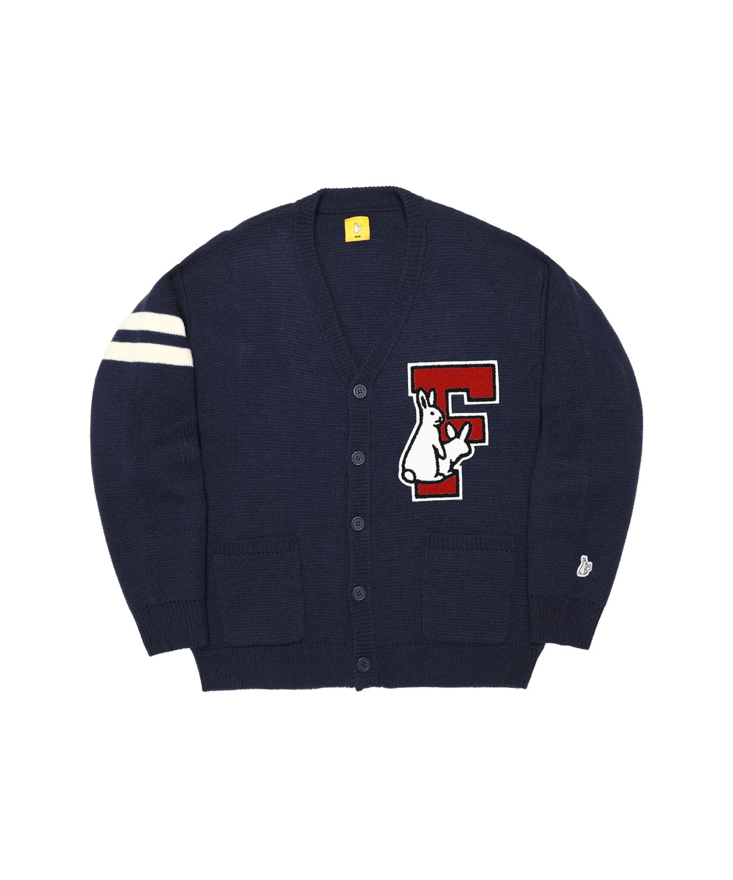 F Logo Lettered Cardigan