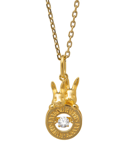 Dancing Stone Round Logo Necklace