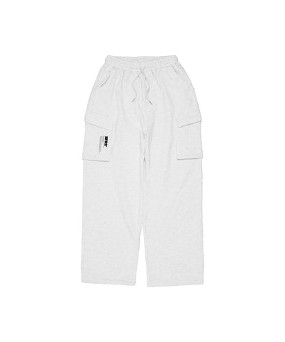Wide Sweat Cargo Pants