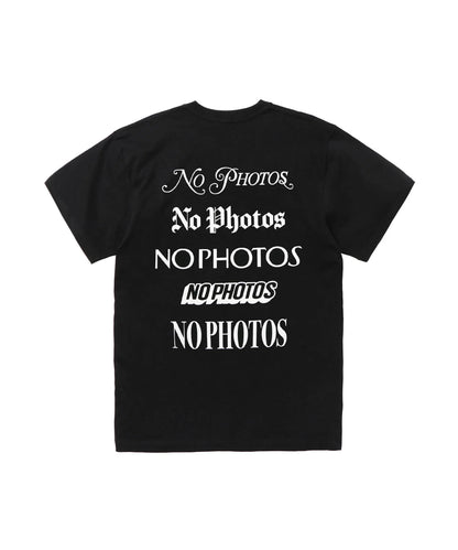 Various types of NO PHOTOS T-shirt