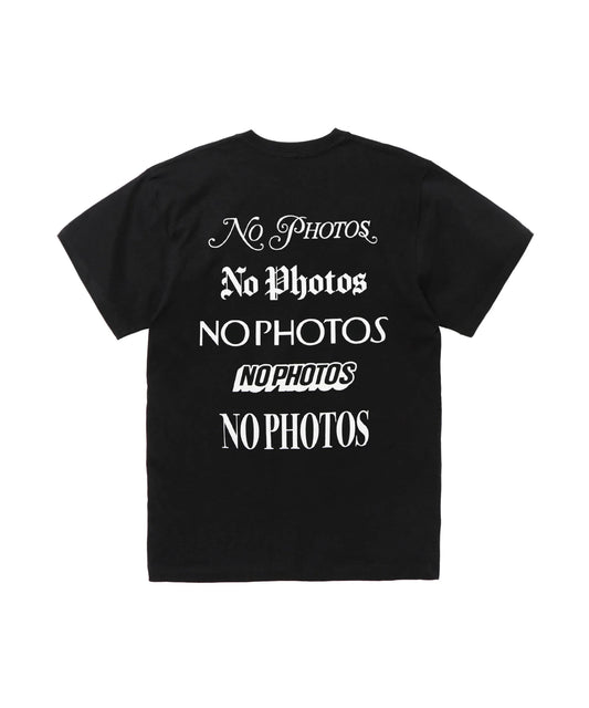 Various types of NO PHOTOS T-shirt