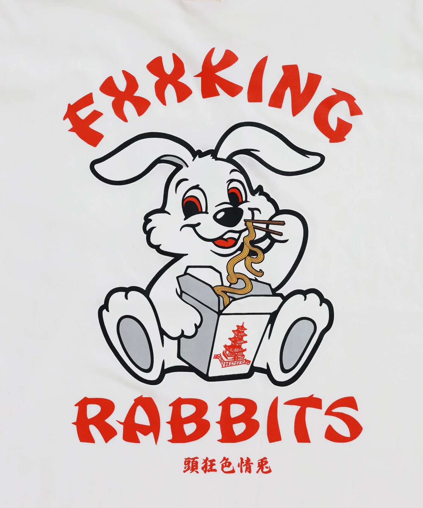 Rabbit Noodle Long-sleeve T-shirt