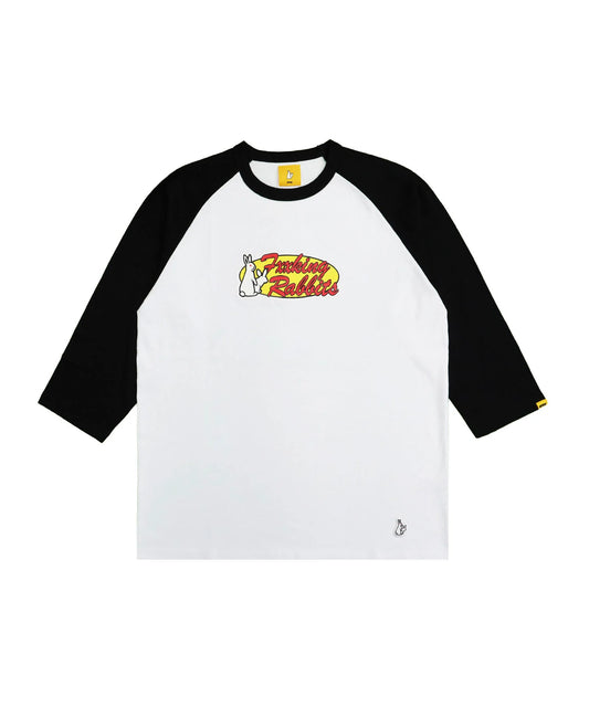 Rabbits Oval Logo Raglan-sleeve T-shirt