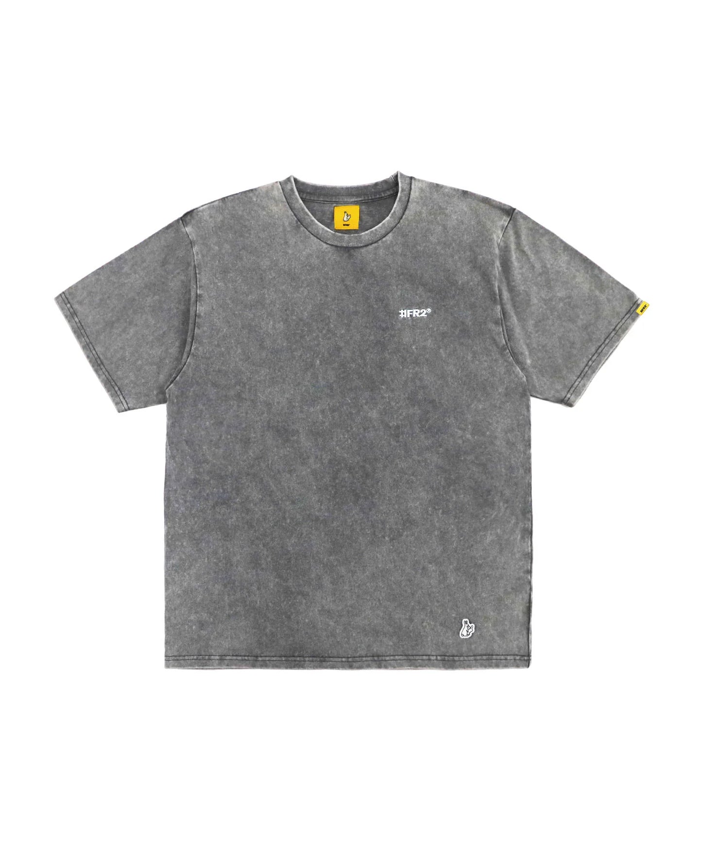 Acid Wash Embroidery Paisley T-shirt