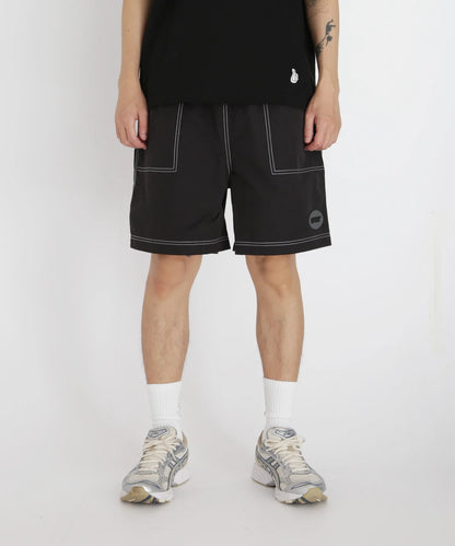 Color Stitch Short Pants