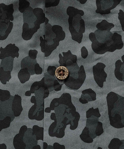 Fake Leopard Open collar shirt