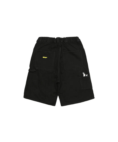 Back Pocket Icon Out Denim Short Pants
