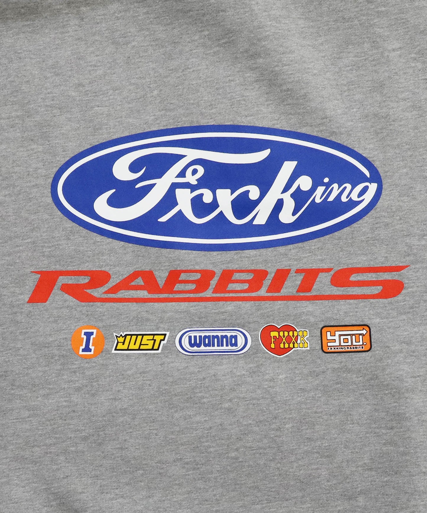 Various Fxxking RABBITS Logo Hoodie