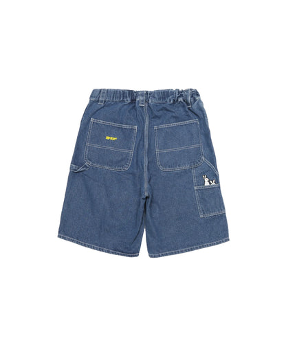 Back Pocket Icon Out Denim Short Pants
