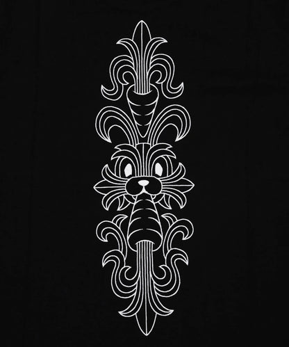 Embroidery Carrot Rabbit T-shirt