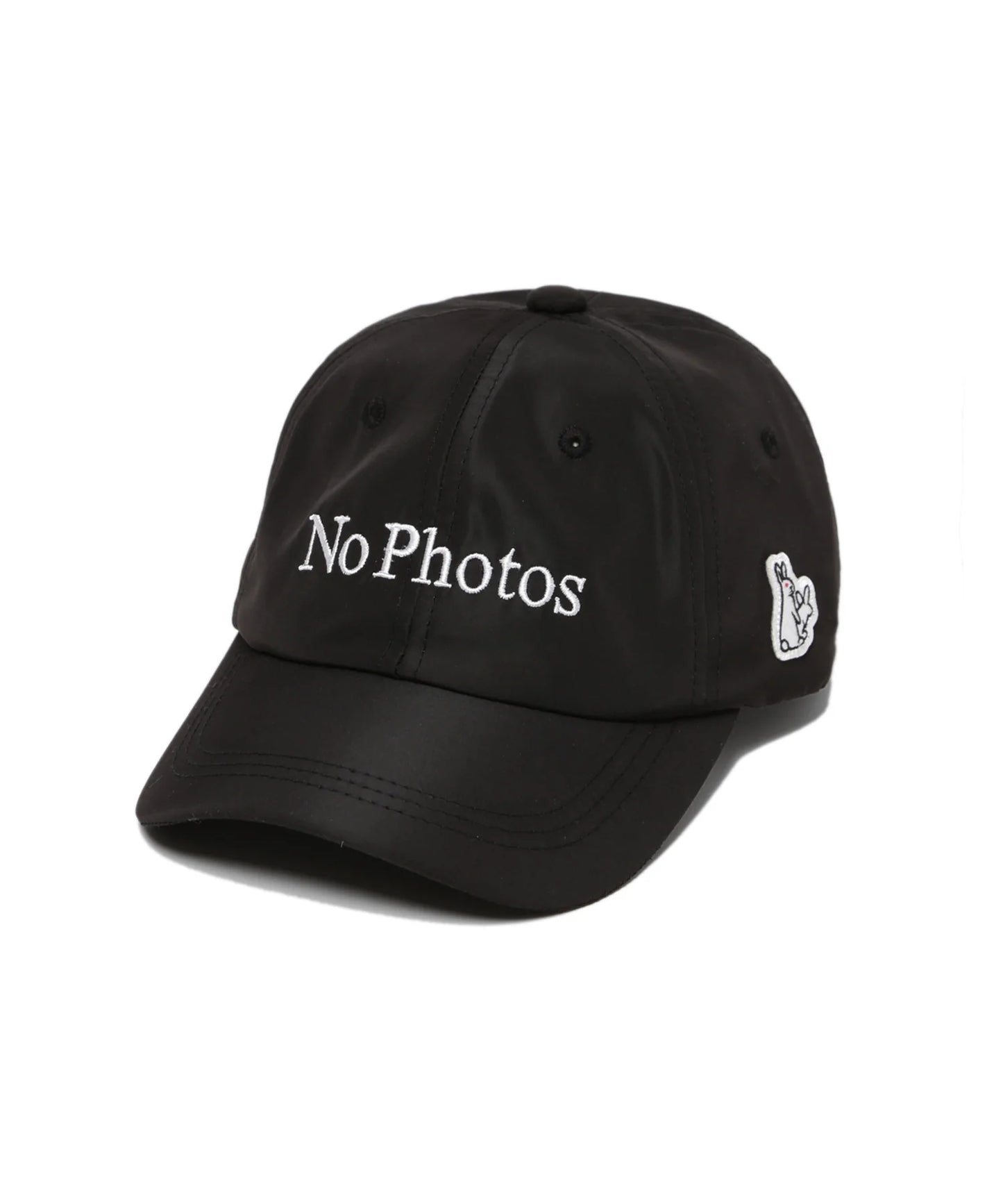 No Photos Embroidery Six Panel Cap[FRA382]
