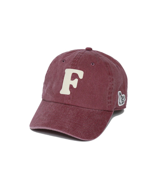 F Logo Garment Dye Cap