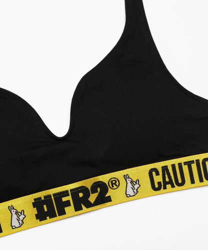 Back Open Bra ＆ Logo Thong Set[FRA1371]