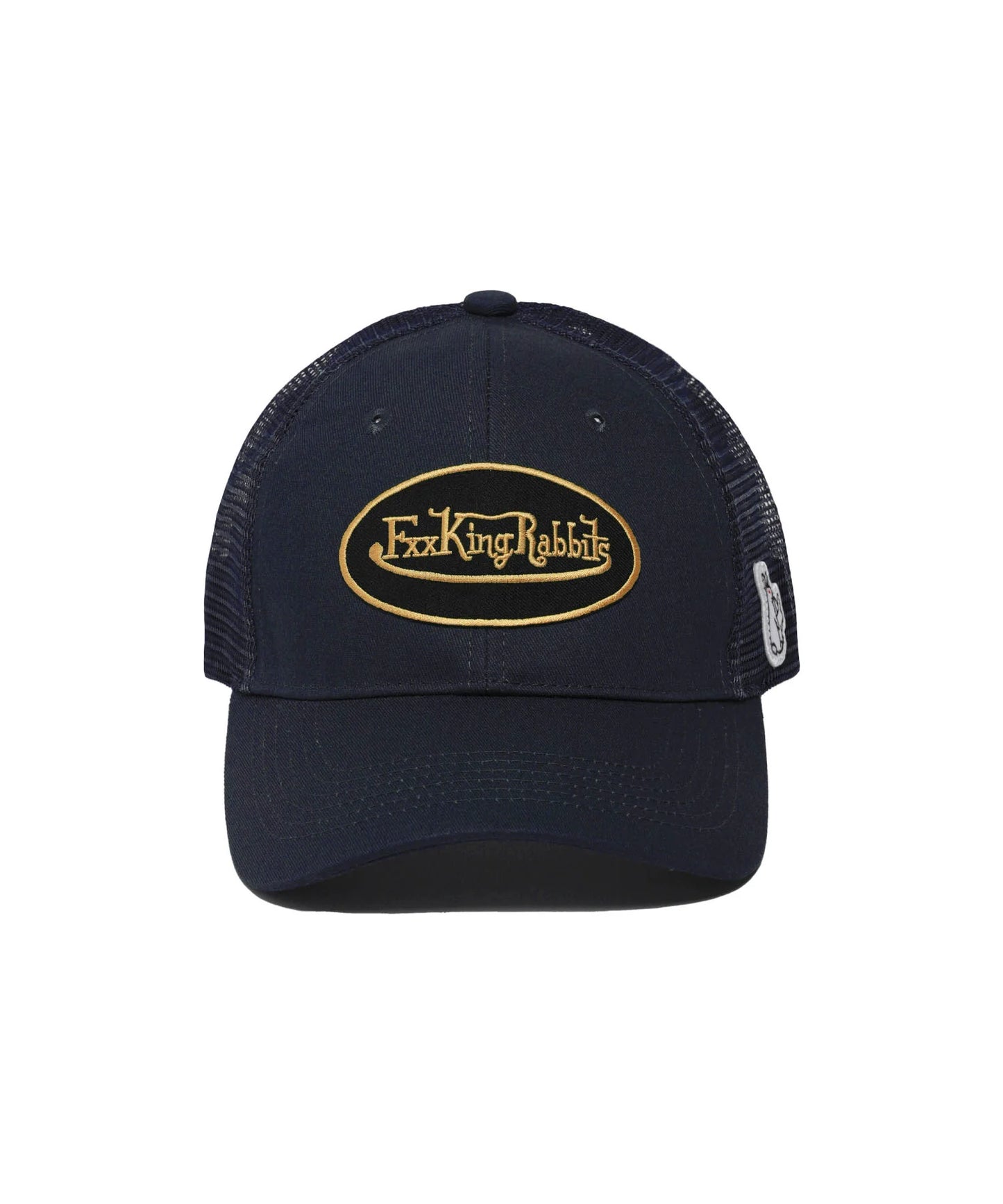 Fxxking Rabbits Logo Embroidery Mesh Cap