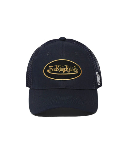 Fxxking Rabbits Logo Embroidery Mesh Cap