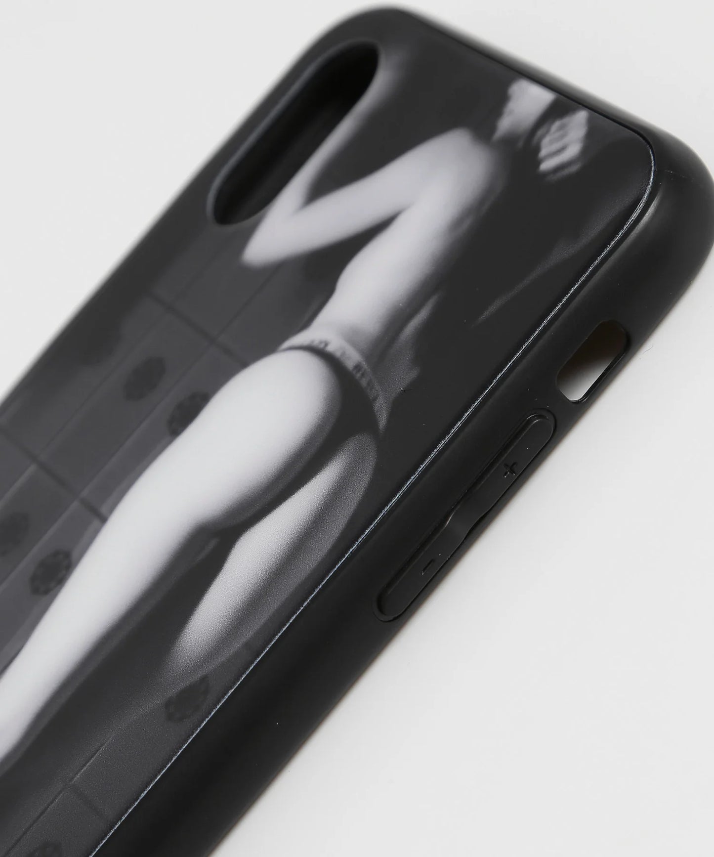 Semi nude iPhone XS Max Glass Case(I JUST WANNA FXXK YOU．)[FRA683]