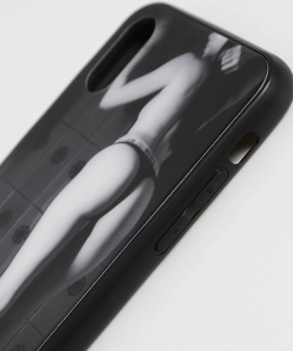 Semi nude iPhone XS Max Glass Case(I JUST WANNA FXXK YOU．)[FRA683]