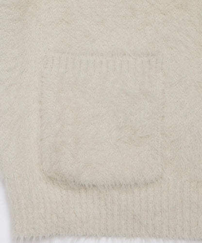 Feather yarn Cardigan