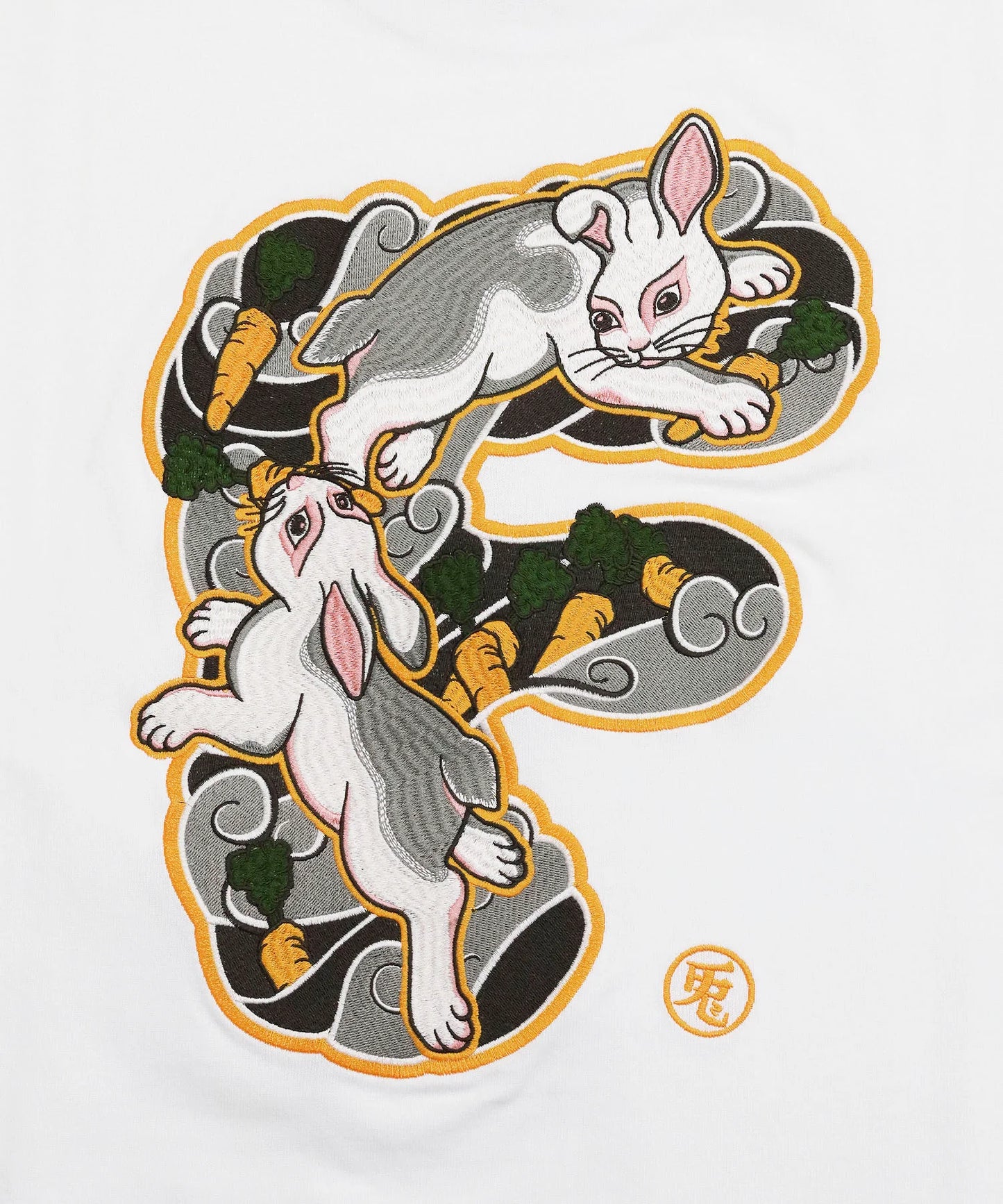 Embroidery F Mark T-shirt