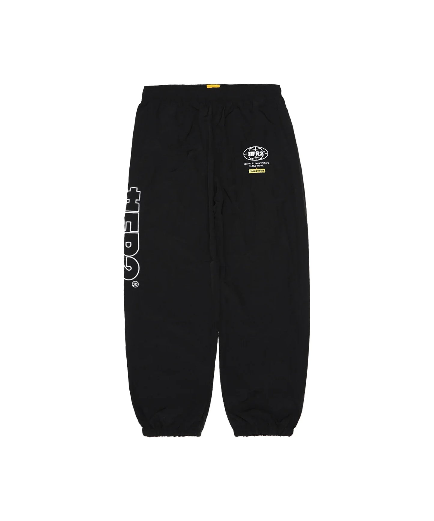 Earth Logo Embroidery Nylon Pants
