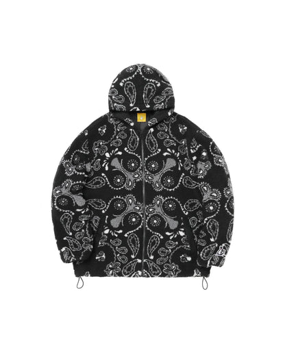 Paisley Fleece Hoodie
