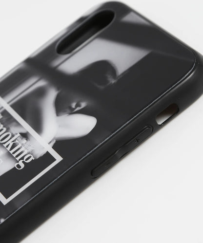 Semi nude iPhone XS Max Glass Case(Smoking kills)[FRA682]
