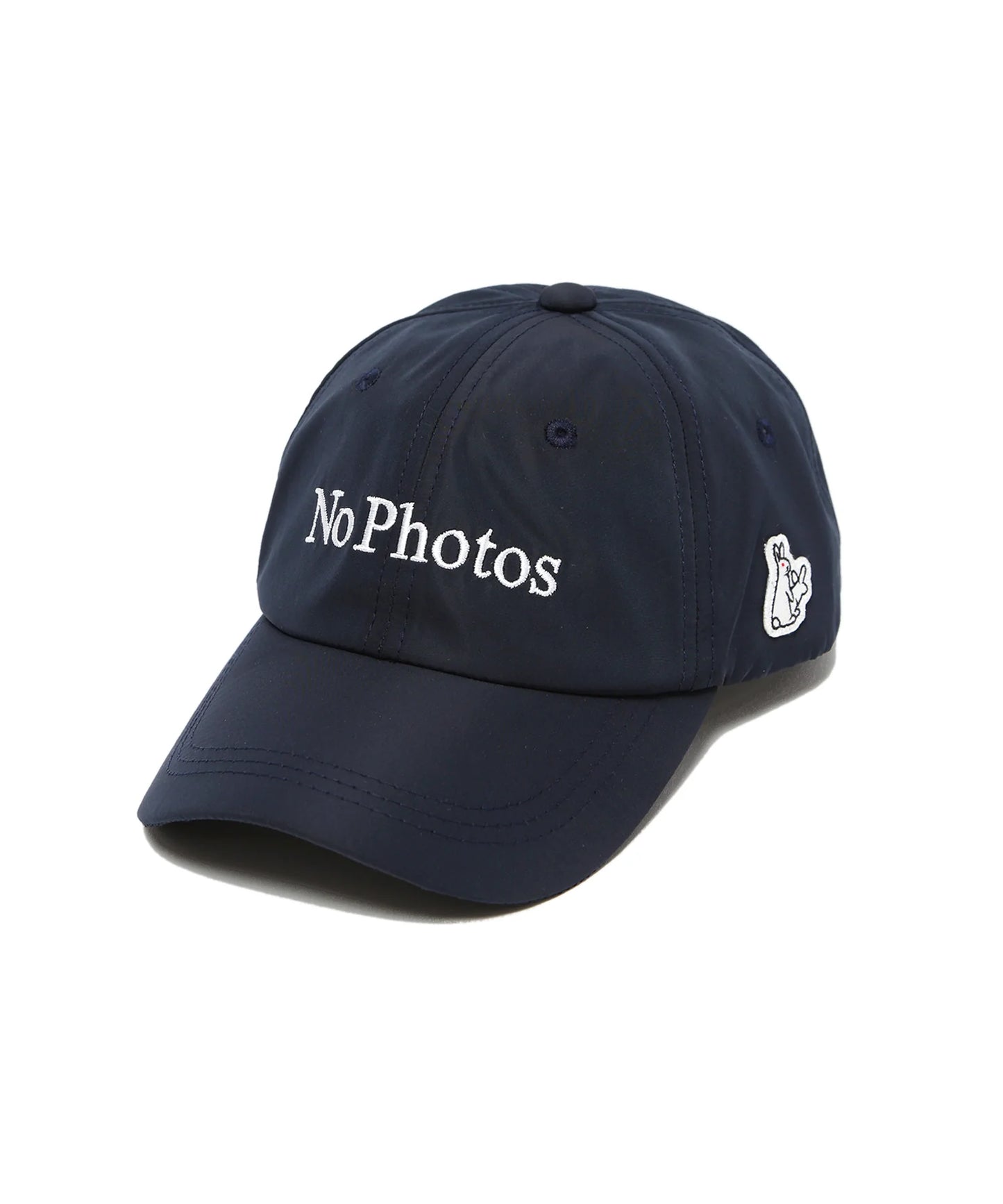 No Photos Embroidery Six Panel Cap[FRA382]