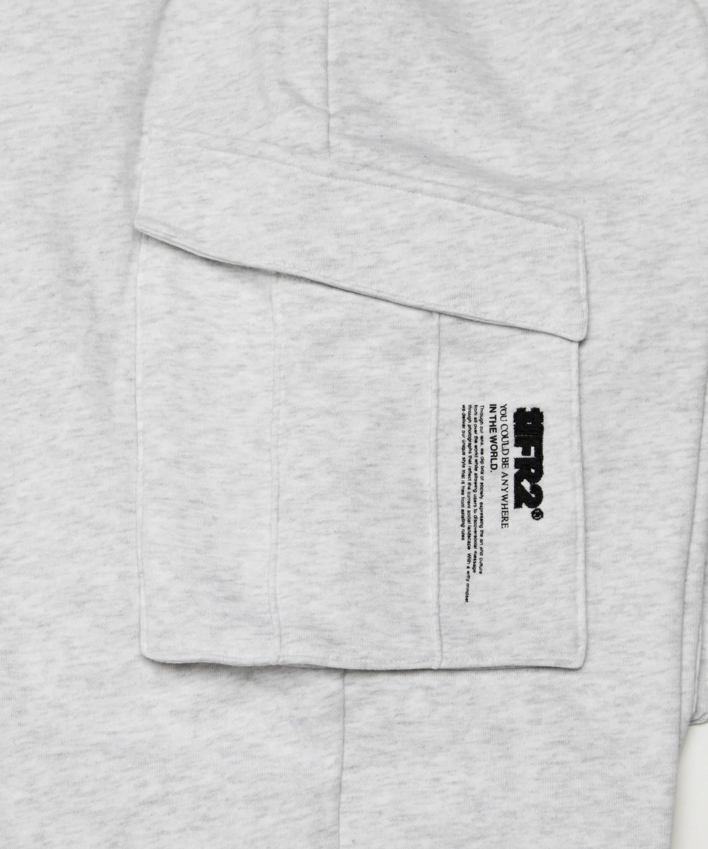 Wide Sweat Cargo Pants