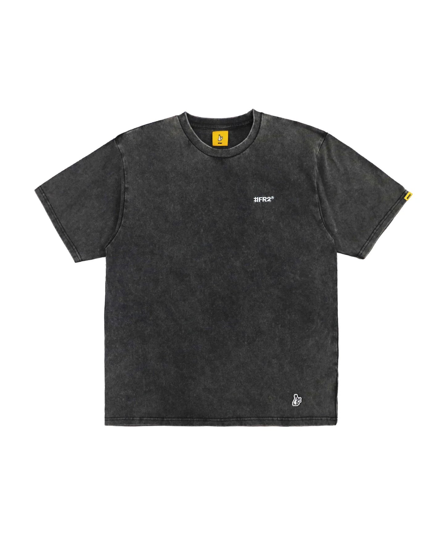Acid Wash Embroidery Paisley T-shirt
