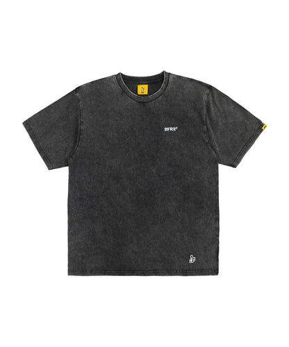 Acid Wash Embroidery Paisley T-shirt