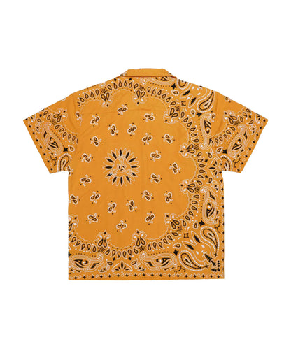 Embroidery Paisley Pattern Short-sleeve Shirt