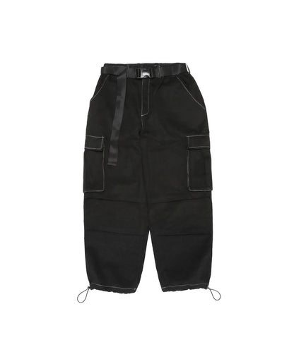 Contrast stitch Wide Pants