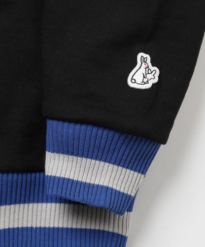 V-neck Line Rib Sweatshirt