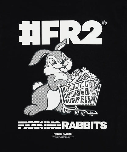 Rabbit with Shopping Cart Long-sleeve T-shirt[FRC4117]
