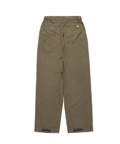 Embroidery High Tech Stretch Pants[FRP077]