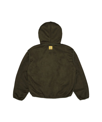 Boa Fleece Reversible Half Zip Blouson Hoodie