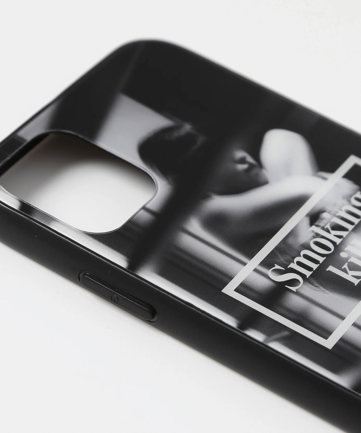 Semi nude iPhone 11 Pro Max Glass Case(Smoking kills)[FRA676]
