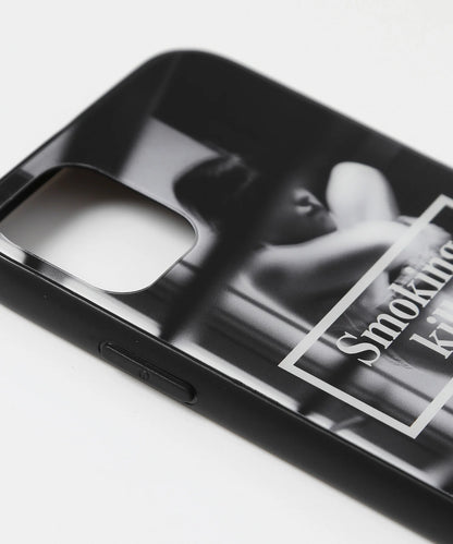 Semi nude iPhone 11 Pro Max Glass Case(Smoking kills)[FRA676]