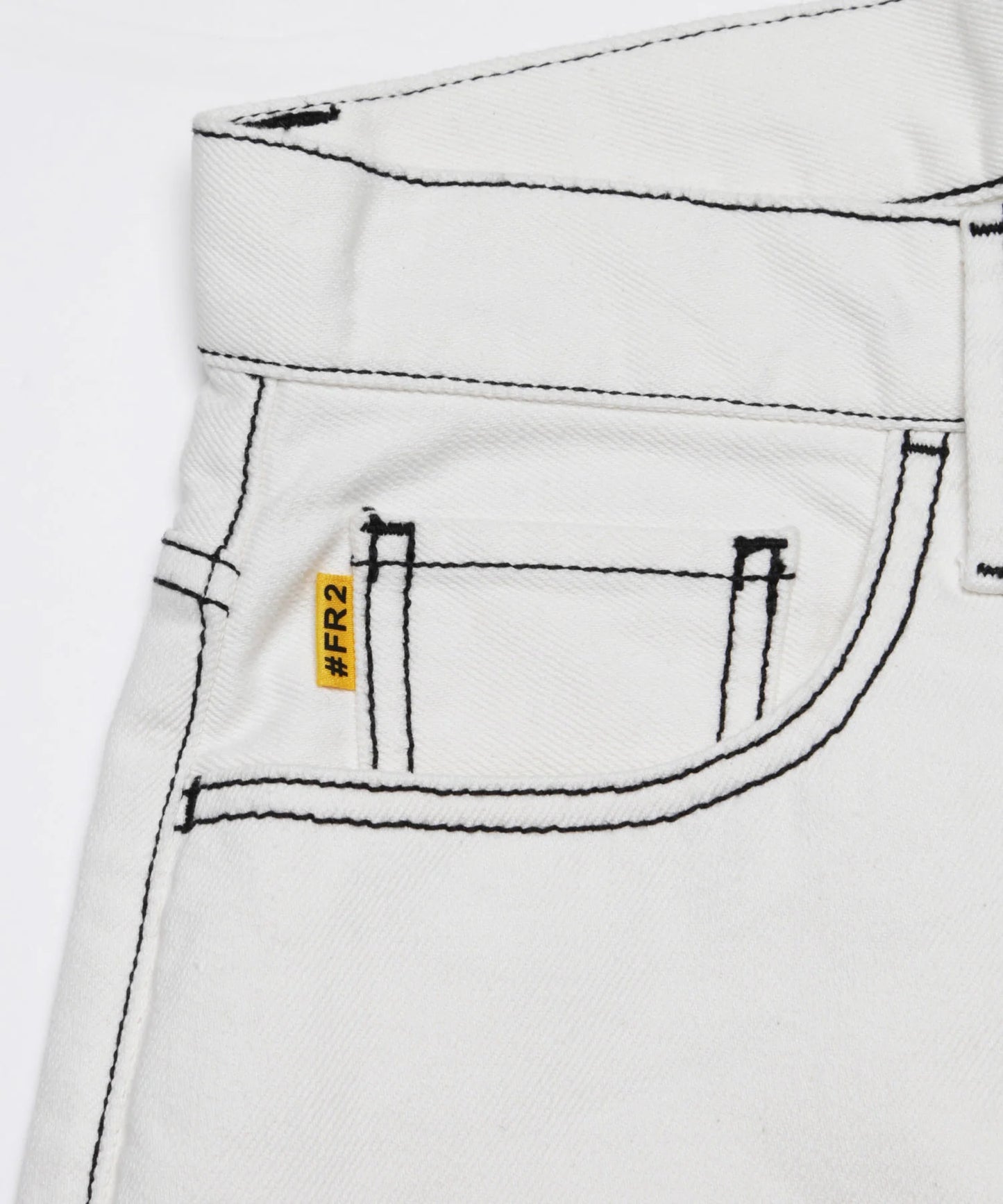 #FR2 Logo Wide Denim Pants