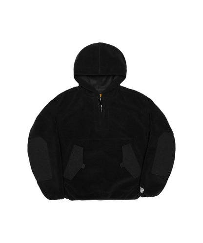 Boa Fleece Reversible Half Zip Blouson Hoodie