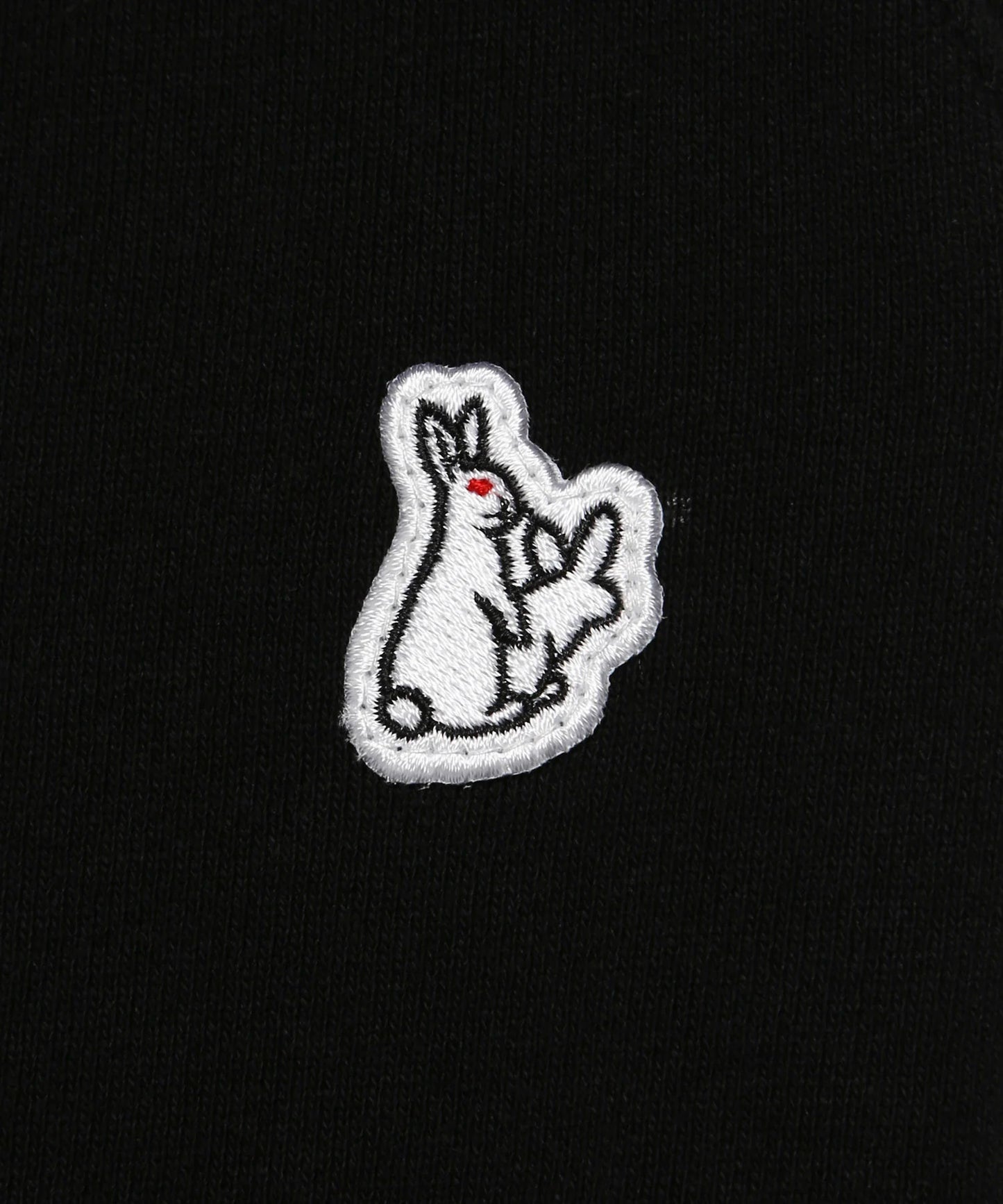 Rabbit Burger Embroidery Sweat Short Pants
