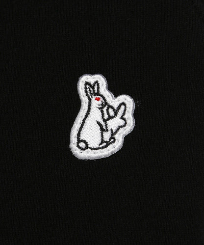 Rabbit Burger Embroidery Sweat Short Pants