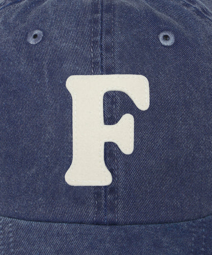 F Logo Garment Dye Cap