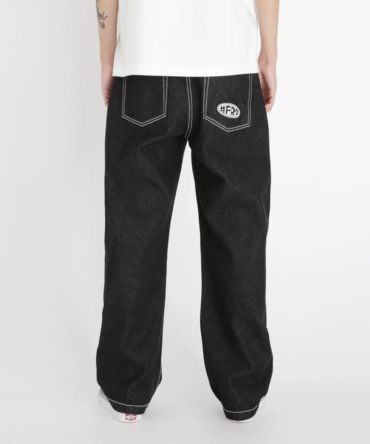 #FR2 Logo Wide Denim Pants