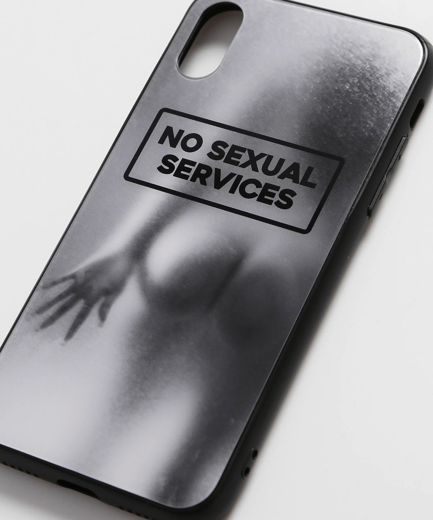 Semi nude iPhone XS Max Glass Case(NO SEXUAL SERVICES)[FRA681]